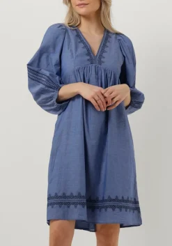 blauwe vanessa bruno mini jurk voguia