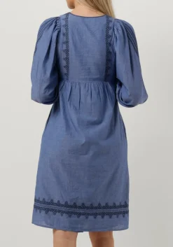 blauwe vanessa bruno mini jurk voguia