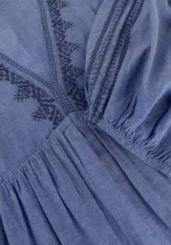 blauwe vanessa bruno mini jurk voguia