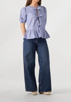 blauwe vanessa bruno wide jeans bilbao