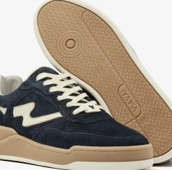 blauwe via vai lage sneakers sam levi