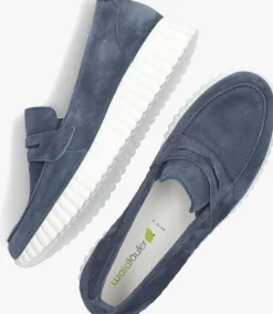 blauwe waldlaufer instappers h-lorela