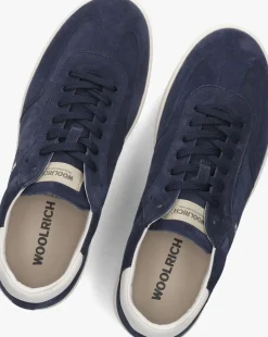 blauwe woolrich lage sneakers swing court manh