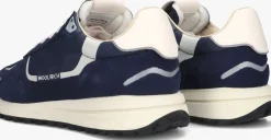 blauwe woolrich lage sneakers retro sneaker man