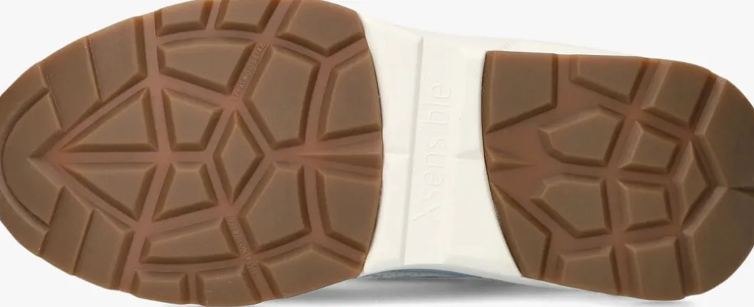 blauwe xsensible lage sneakers brooklyn women