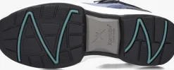 blauwe xsensible lage sneakers valletta