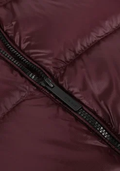 bordeaux after label gewatteerde jas maniva