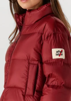 bordeaux after label gewatteerde jas turku