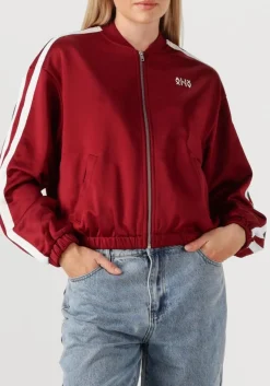 bordeaux alix the label vest ladies knitted trainings sweat jacket