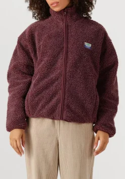 bordeaux american vintage faux fur jas hoktown woman