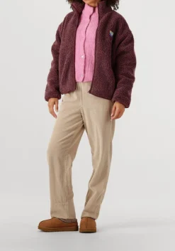 bordeaux american vintage faux fur jas hoktown woman