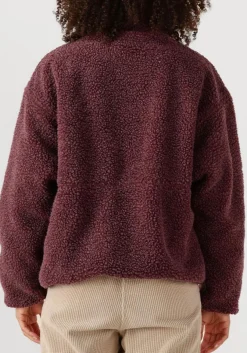 bordeaux american vintage faux fur jas hoktown woman