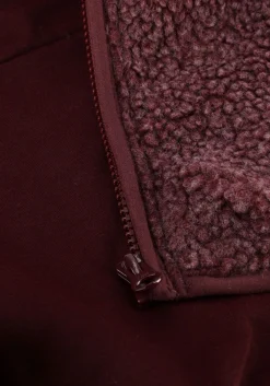 bordeaux american vintage faux fur jas hoktown woman