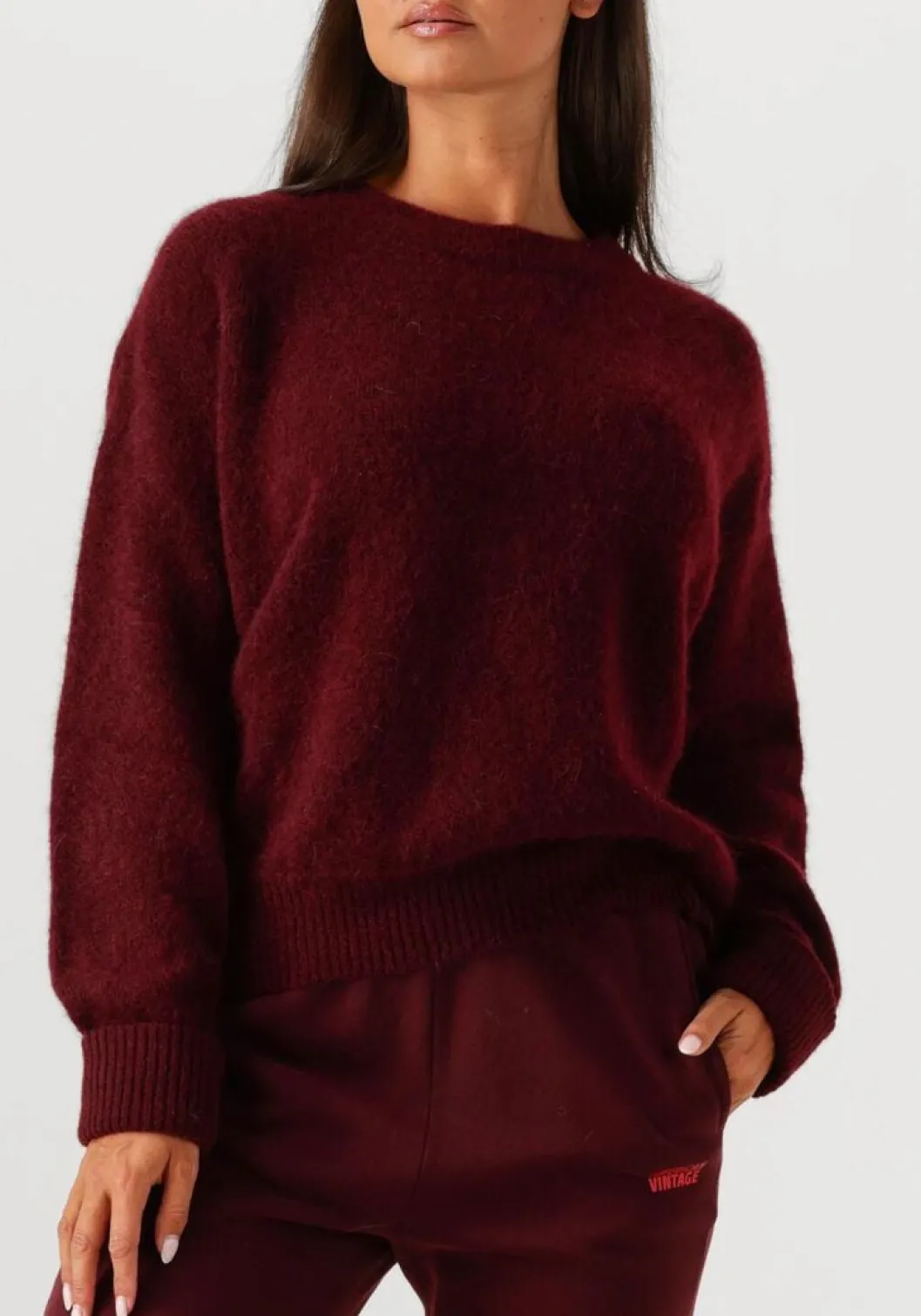 bordeaux american vintage sweater vitow