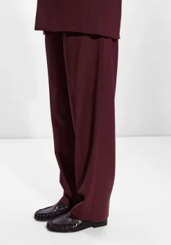 bordeaux closed wijde broek mawson pant