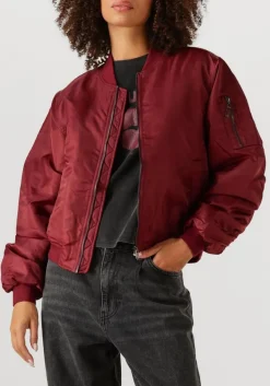 bordeaux co'couture jack libby bomber jacket