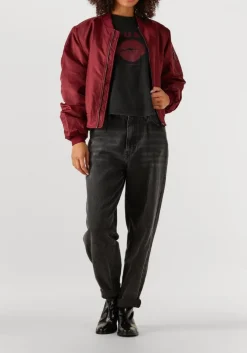 bordeaux co'couture jack libby bomber jacket