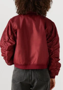 bordeaux co'couture jack libby bomber jacket