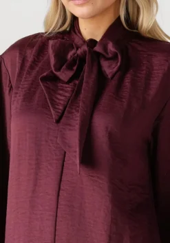 bordeaux dante6 mini jurk leigh pussy bow dress