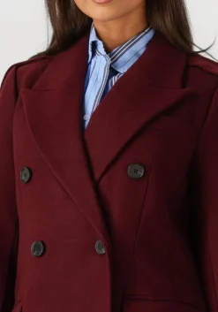 bordeaux haute l'amitié mantel lida tailor wool coat
