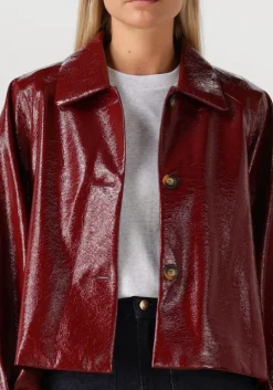 bordeaux mon frac jack short jacket cracquele