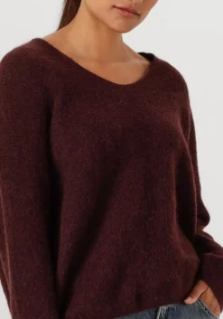 bordeaux mos mosh trui mmthora v-neck knit