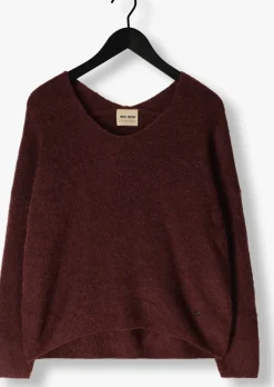 bordeaux mos mosh trui mmthora v-neck knit