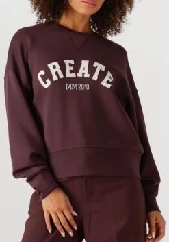 bordeaux mos mosh trui mmcelli o-ls sweatshirt
