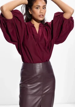 bordeaux vanessa bruno blouses bell blouse