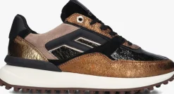 bronskleurig floris van bommel lage sneakers sfw-10128 noppi