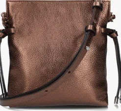 bronskleurig gianni chiarini schoudertas brina 11760