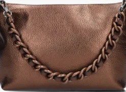 bronskleurig gianni chiarini schoudertas brenda 8265