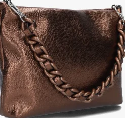 bronskleurig gianni chiarini schoudertas brenda 8265