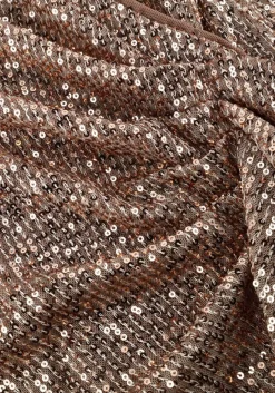 bronzen ibana mini jurk davide