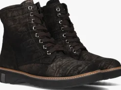 bronzen waldlaufer enkellaarsjes 683801 met print