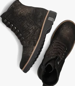 bronzen waldlaufer enkellaarsjes 683801 met print