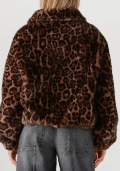 bruine alter ego faux fur jas ally