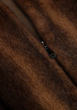 bruine alter ego faux fur jas ally