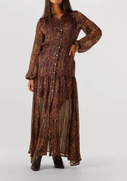 bruine amaya amsterdam maxi jurk tessa