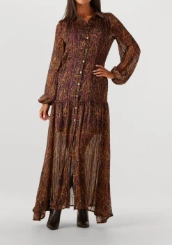 bruine amaya amsterdam maxi jurk tessa