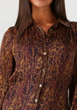 bruine amaya amsterdam maxi jurk tessa