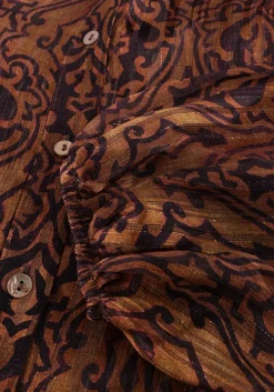 bruine amaya amsterdam maxi jurk tessa