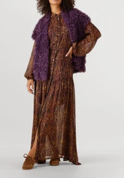 bruine amaya amsterdam maxi jurk tessa