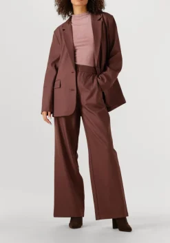 bruine amaya amsterdam wijde broek vera pants