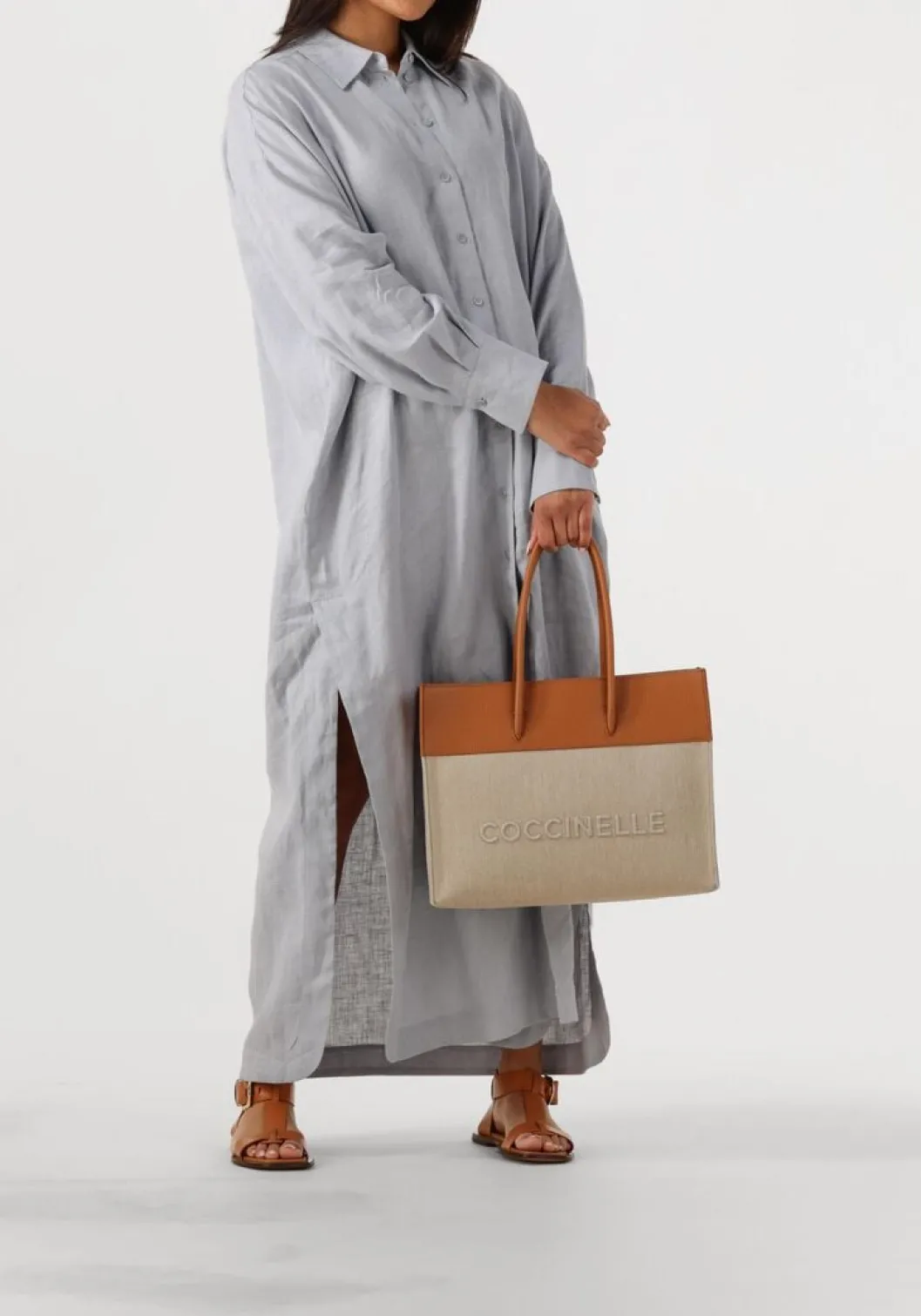 bruine bibi lou platte sandalen 901z10aa