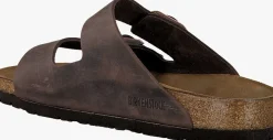 bruine birkenstock slippers arizona heren