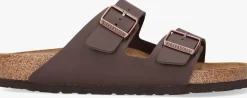 bruine birkenstock slippers arizona