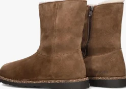 bruine birkenstock snowboots uppsala zip shearling