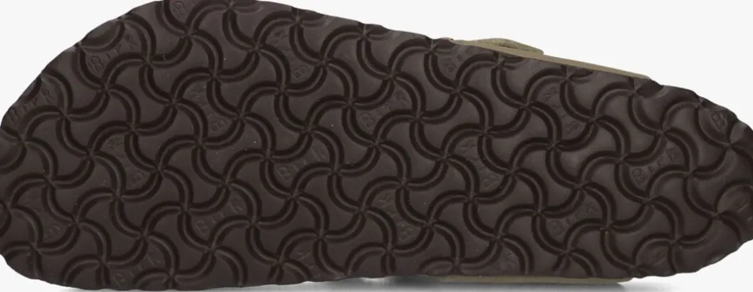 bruine birkenstock teenslippers gizeh heren