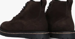 bruine birkenstock veterboots highwood lace mid m